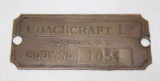 Coachcraft Ltd of London Bodytag Emblem Badge