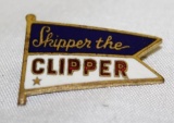 Packard Motor Car Co Skipper The Clipper Button Pin Badge