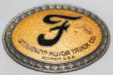 Standard Motor Truck Co of Detroit Fischer Radiator Emblem Badge