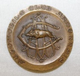 1923 French Automobile Club of Ardennals Race Medallion Rally Badge