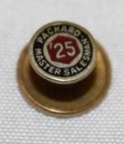 Packard Motor Car Co 25yr Master Salesman Award Pin Badge