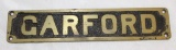Brass Garford Truck Radiator Emblem