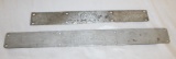 Pair of Automobile Sill Plates Haynes & Carter Car