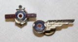 2 Packard Motor Car Co Warworker Award Pins