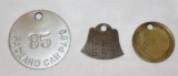 Group of 3 Packard Motor Car Co Identification Tags