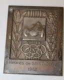 1962 Automobile Club of France Saint Cloud Race Medallion Rally Badge
