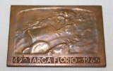 1965 Targa Florio Race Medallion Rally Badge