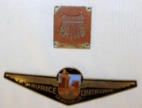 Hogan of Paris & Maurice Chataignier Motor Car Emblem Badges