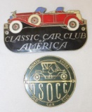 Northshore Car Club & Classic Car Club Medallions