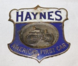 Haynes Motor Car Co Radiator Emblem Badge