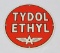 Tydol Flying A Ethel SSP Porcelain Pump Plate Sign