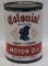 Colonial Minuteman 1 Quart Motor Oil Can of Jacksonville FL