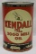 Kendall 2000 Mile 5 Quart Motor Oil Can