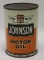 Johnson Time Tells 1 Quart Motor Oil Can