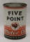 Hancock Five Point 1 Quart Motor Oil Can of CA