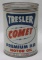 Tresler Comet Premium H.D. 1 Quart Motor Oil Can of Cincinnati OH