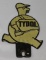 Tydol Oil Co License Plate Topper Sign