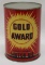 Gold Award 1 Quart Motor Oil Can Bodie Hoover of Chicago