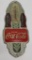 Drink Coca Cola Embossed Tin Thermometer Sign