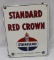 Standard Oil Red Crown Porcelain Pump Plate Sign