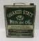 Quaker State Phinny Bros. for Franklin Automobiles 5 Quart Motor Oil Can