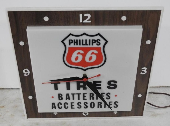 Phillips 66 Tires Clock