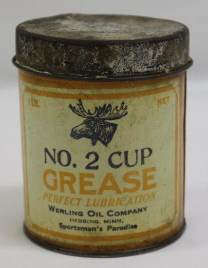 Werling Moose 1lb Grease Can of Hebbing MN