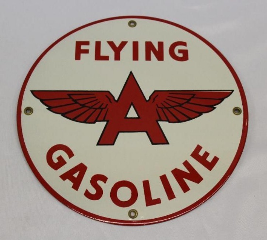 Flying A SSP Porcelain Pump Plate Sign
