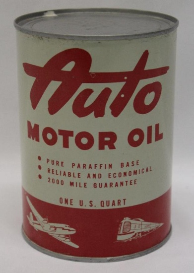 Auto 1 Quart Motor Oil Can