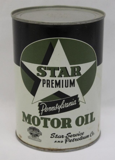 Star Premium 1 Quart Motor Oil Can