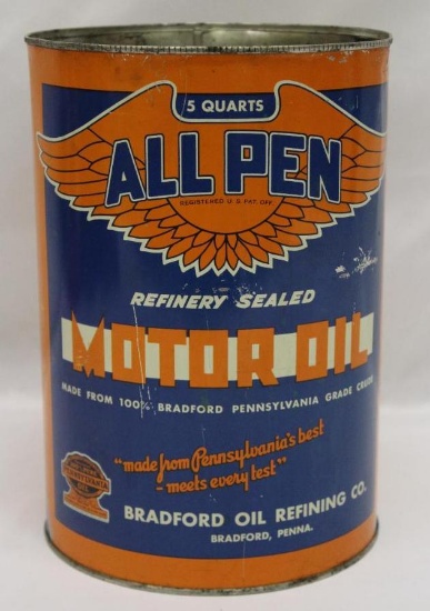 Bradford All Pen 5 Quart Motor Oil Can
