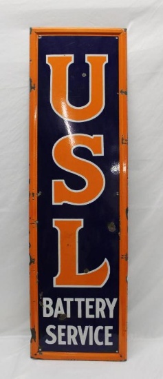 USL Battery Service SSP Porcelain Sign