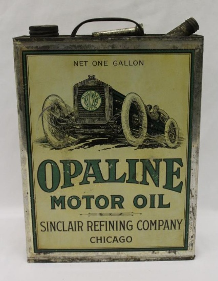 Sinclair Opaline Racecar 1 Gallon Motor Oil Can