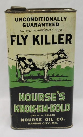 Nourse Fly Killer Oil Can of Kansas City