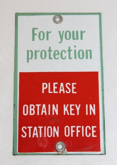 Associated Flying A SSP Restroom Door Push Sign