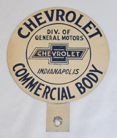 Chevrolet of Indianapolis IN General Motors License Plate Topper Sign