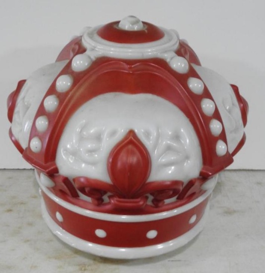 Red Crown Gas Pump Globe