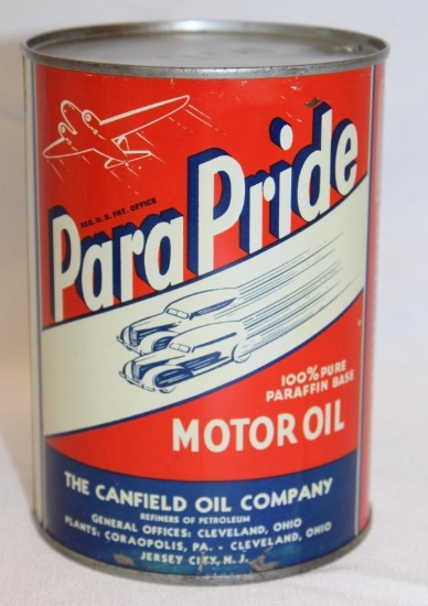 ParaPride Canfield 1 Quart Motor Oil Can
