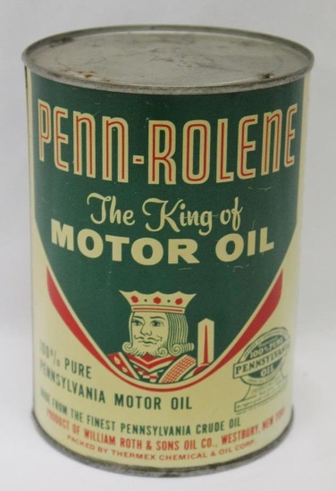 Penn-Rolene 1 Quart Motor Oil Can