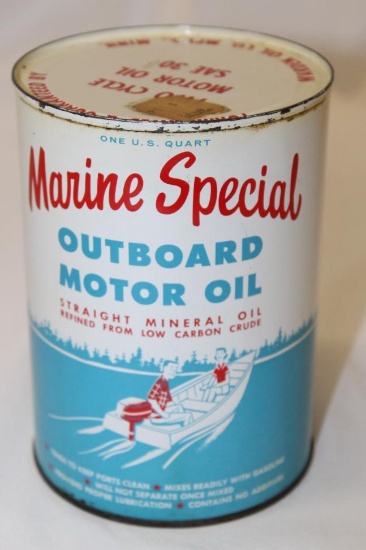 1 Quart Marine Special Outboard Motor Oil Can