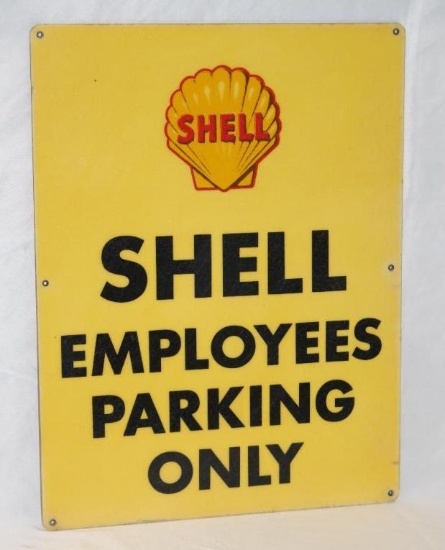 Shell Employees Parking Only Sign