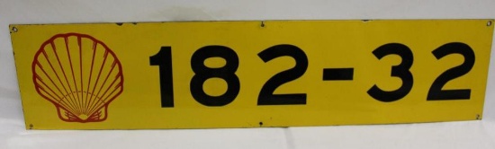 Shell Oil DSP Porcelain Pipeline Sign 182-32