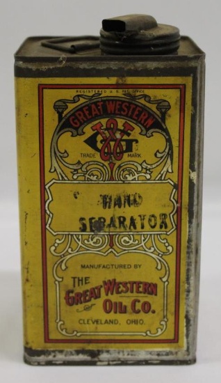 Great Western Hand Separator Oil Can Cleveland OH