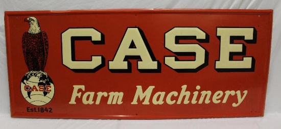 Case Eagle Farm Machinery SST Embossed Sign