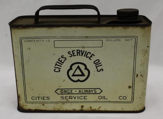 Cities Service 1/2 Gallon Motor Oil Can