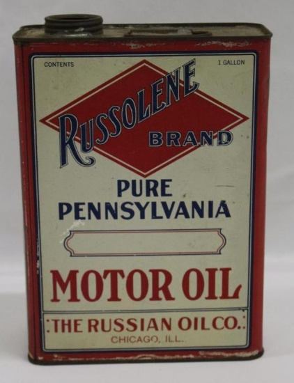 Russolene 1 Gallon Motor Oil Can