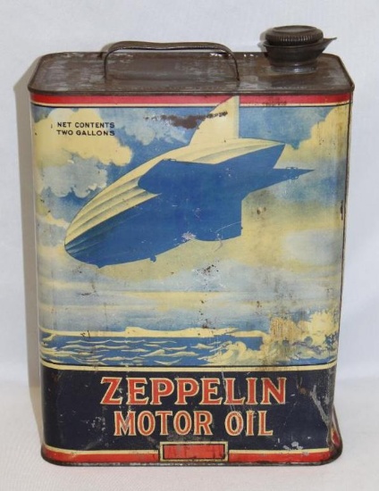 2 Gallon Fleet-Wing Zeppelin Motor Oil Can