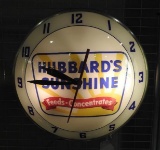 Hubbard's Sunshine Feeds Double Bubble Clock