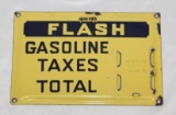 Richfield Oil Company Flash Porcelain Pricer Sign