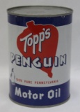 Topp's Penguin 1 Quart Motor Oil Can of Milwaukee WI